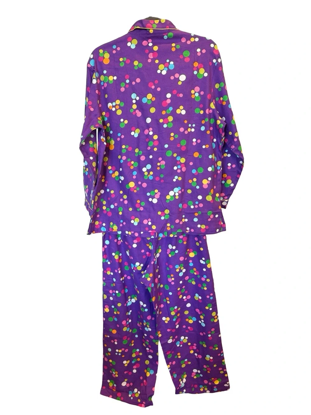 Victoria's Secret Purple Polka Dot Pajama Set